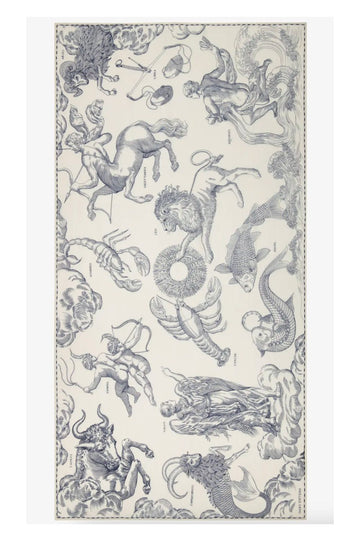 INOUI EDITIONS - 100 Scarf Astrologie in White