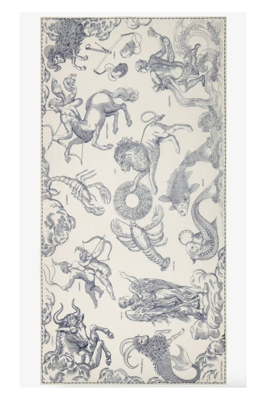 INOUI EDITIONS - 100 Scarf Astrologie in White