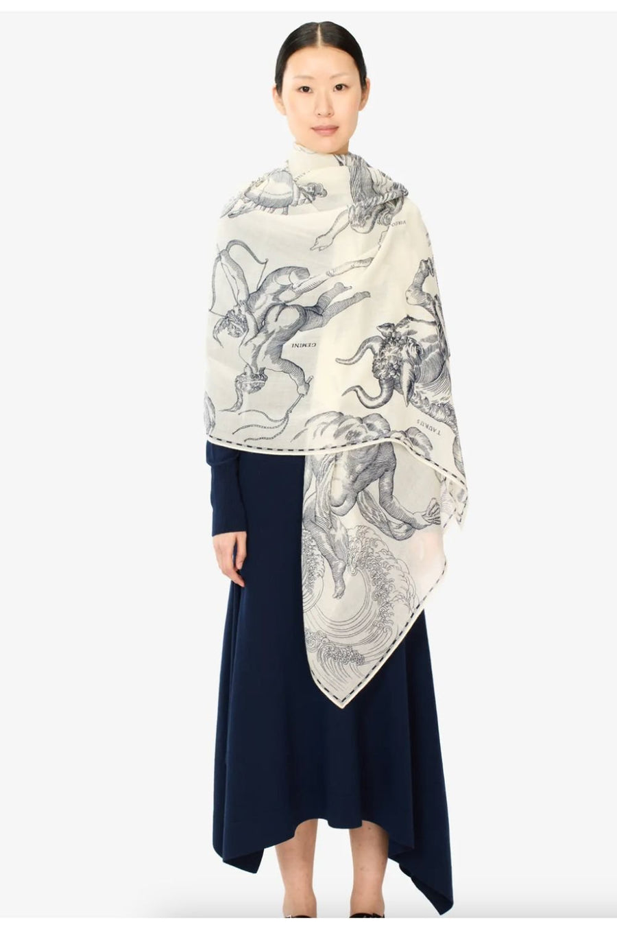 INOUI EDITIONS - 100 Scarf Astrologie in White