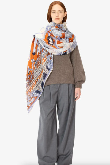 INOUI EDITIONS - 130 Imprimerie Scarf in Grey