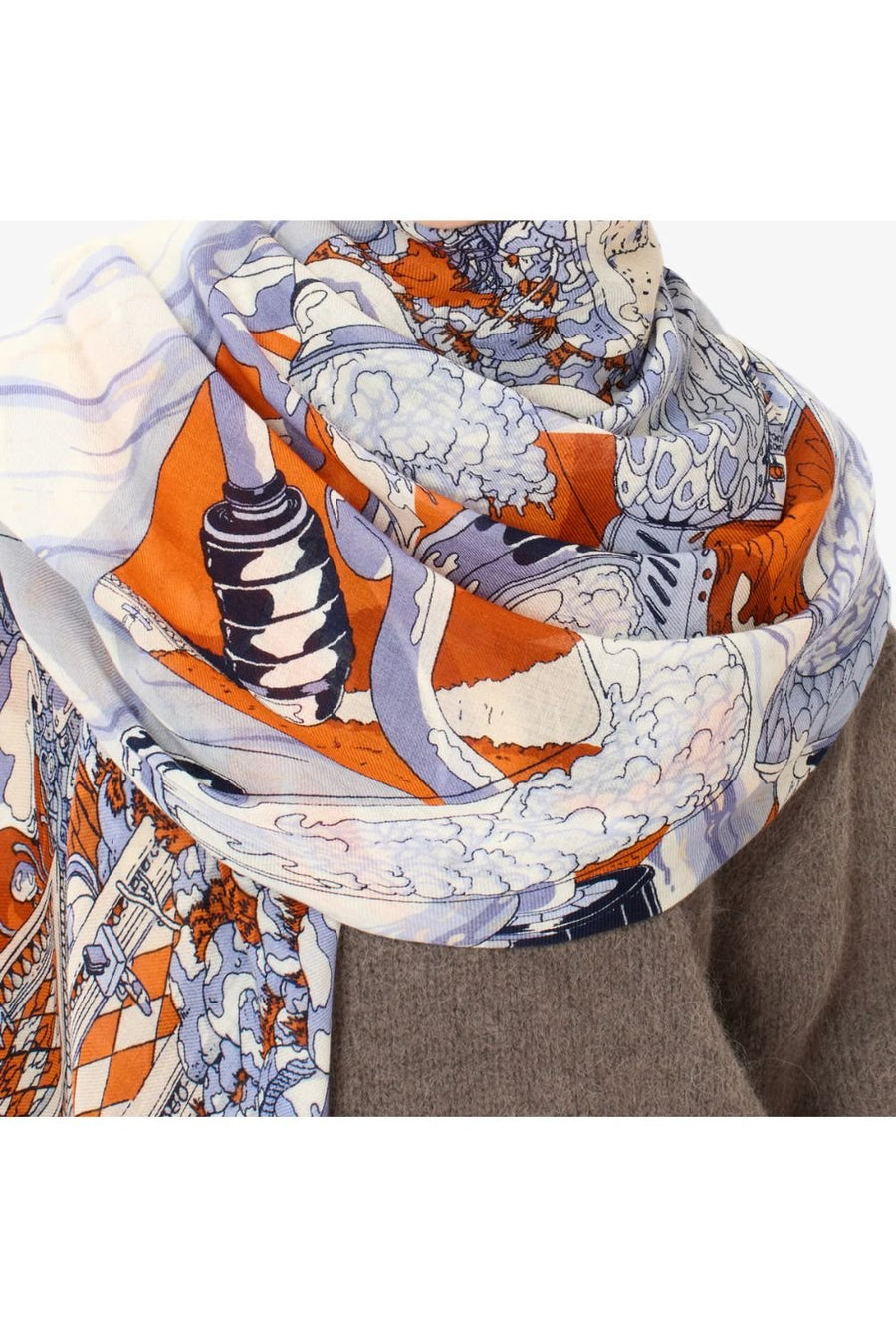 INOUI EDITIONS - 130 Imprimerie Scarf in Grey