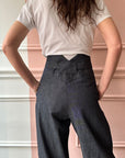 Veronique Leroy - Belted Trousers in Indigo Denim