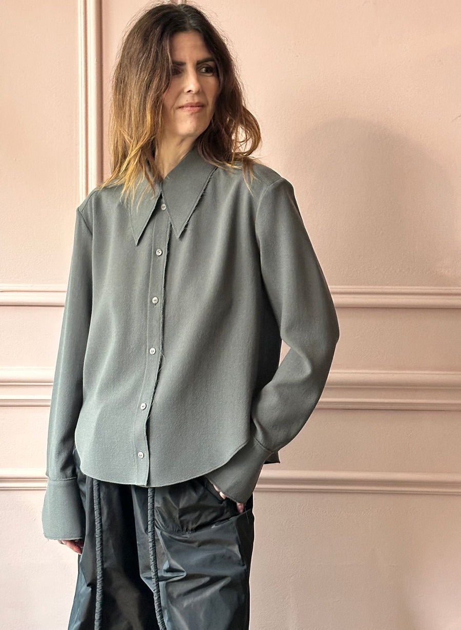 VERONIQUE LEROY -Classic Shirt in Smoke