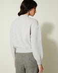 VERONIQUE LEROY - Button-shoulder pullover in Plaster
