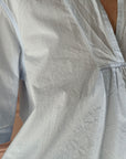 BERGFABEL - VERA Shirt in Blue Micro Check
