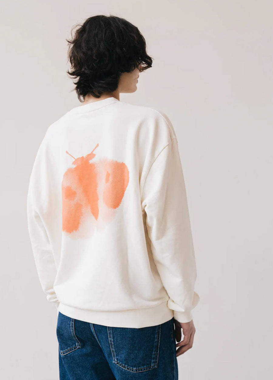 W.I.L.D. A.N.I.M.A.L.S. - Elephant, Butterfly Sweatshirt in Natural