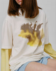 W.I.L.D. A.N.I.M.A.L.S. - Bumblebee T-shirt in Off-white
