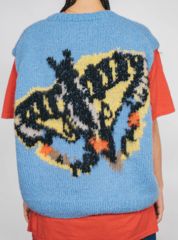 W.I.L.D. A.N.I.M.A.L.S. - Butterfly, Butterfly Vest in Blue