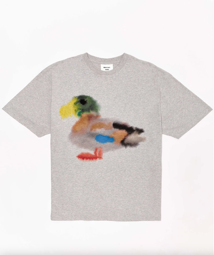 W.I.L.D. A.N.I.M.A.L.S. - Duck Duck T-shirt in Grey