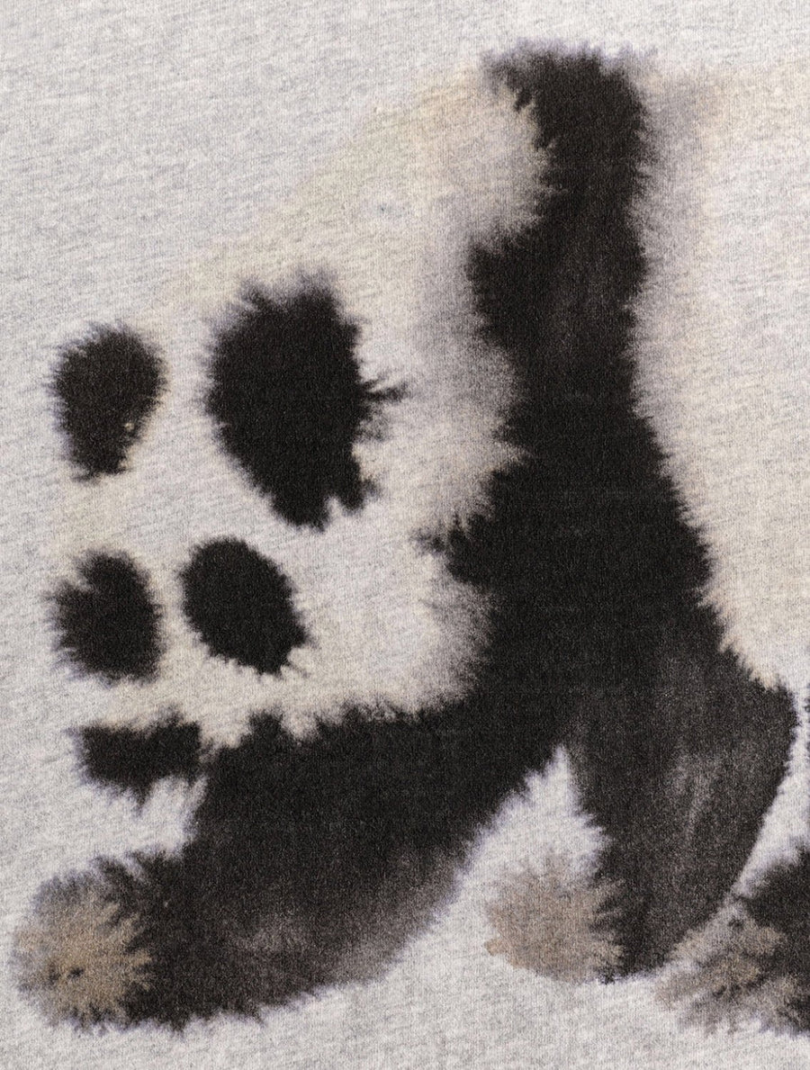 W.I.L.D. A.N.I.M.A.L.S. - Panda T-shirt in Grey Melange