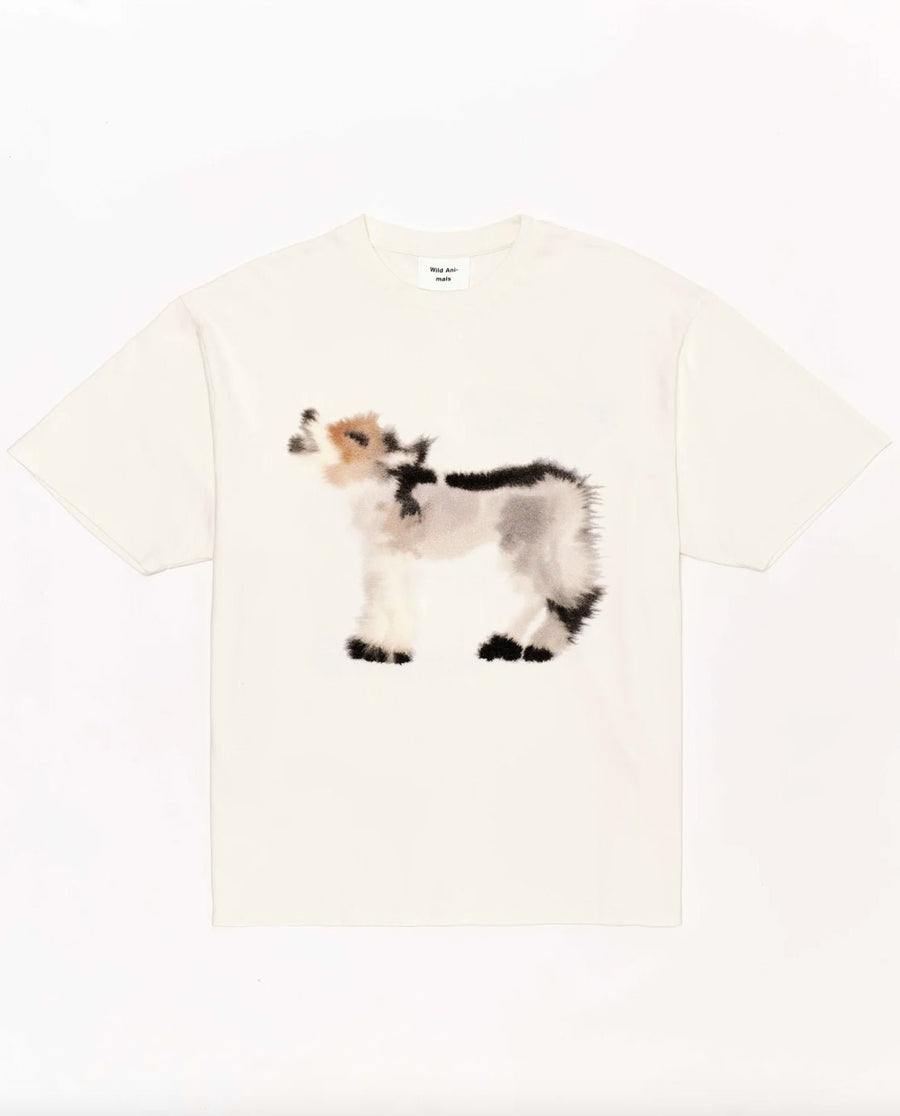 W.I.L.D. A.N.I.M.A.L.S. - Wolf Goats T-Shirt in Natural