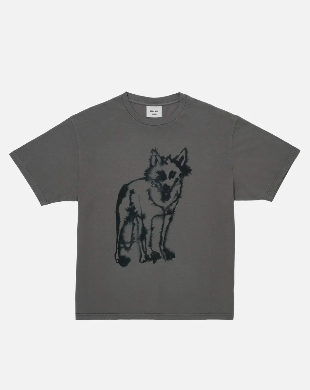 W.I.L.D. A.N.I.M.A.L.S. - Wolf T-Shirt in Grey