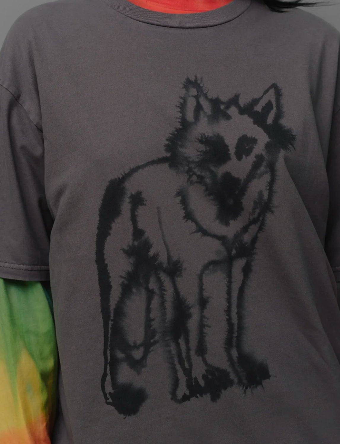 W.I.L.D. A.N.I.M.A.L.S. - Wolf T-Shirt in Grey