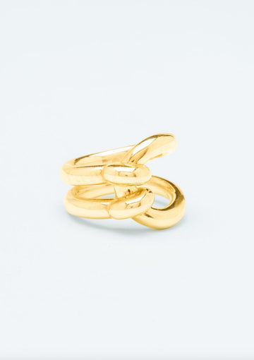 Wouters & Hendrix -Mariner's Lock Ring in Gold