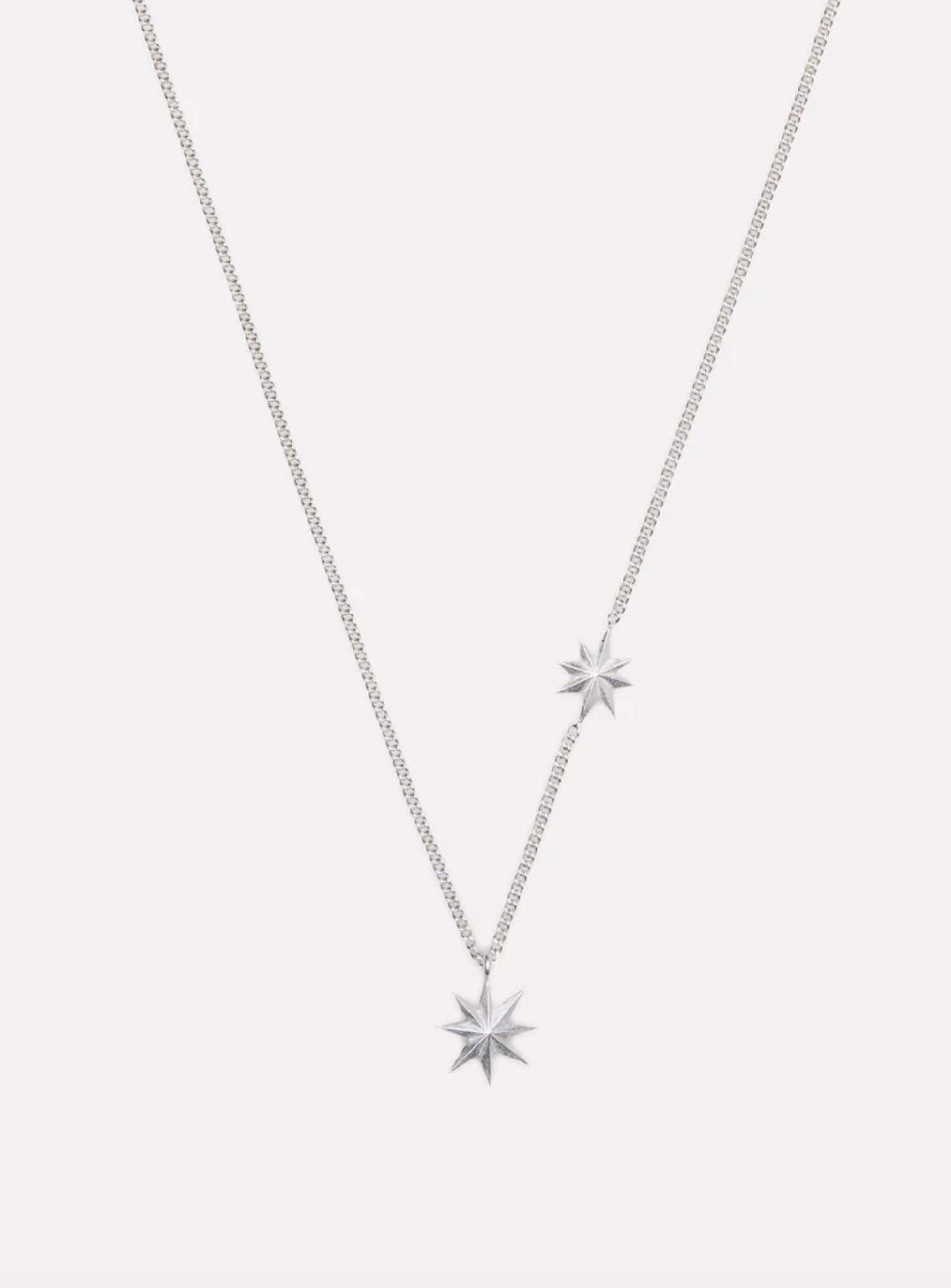 Wouters + Hendrix - Asymmetric Necklace with Star Pendant in Silver