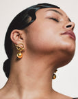 Wouters & Hendrix - Gold T-Bar Earrings