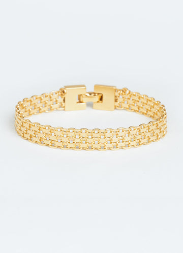 Wouters & Hendrix - Gold Articulated Chain Bracelet in Gold