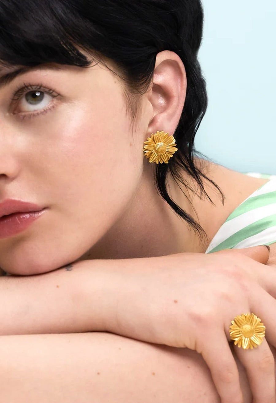 Wouters & Hendrix - Daisy Earrings in Gold