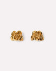 Wouters & Hendrix - Rose Stud Earrings in Gold