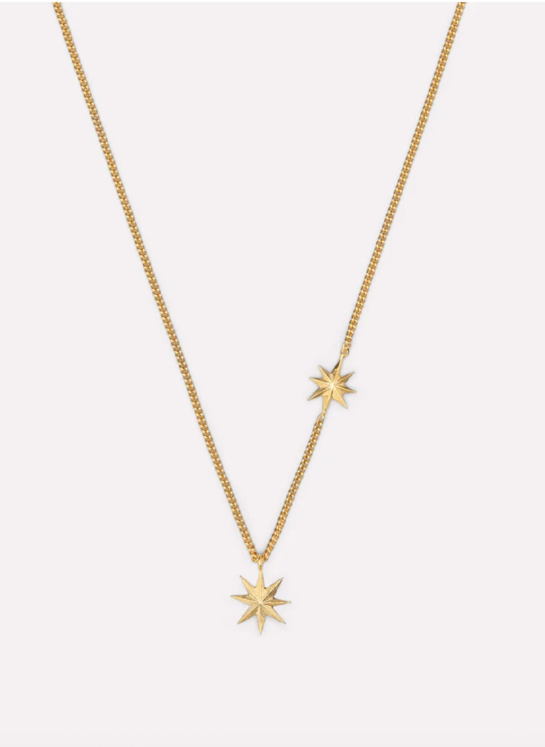 Wouters + Hendrix - Asymmetric Necklace with Star Pendant in Gold