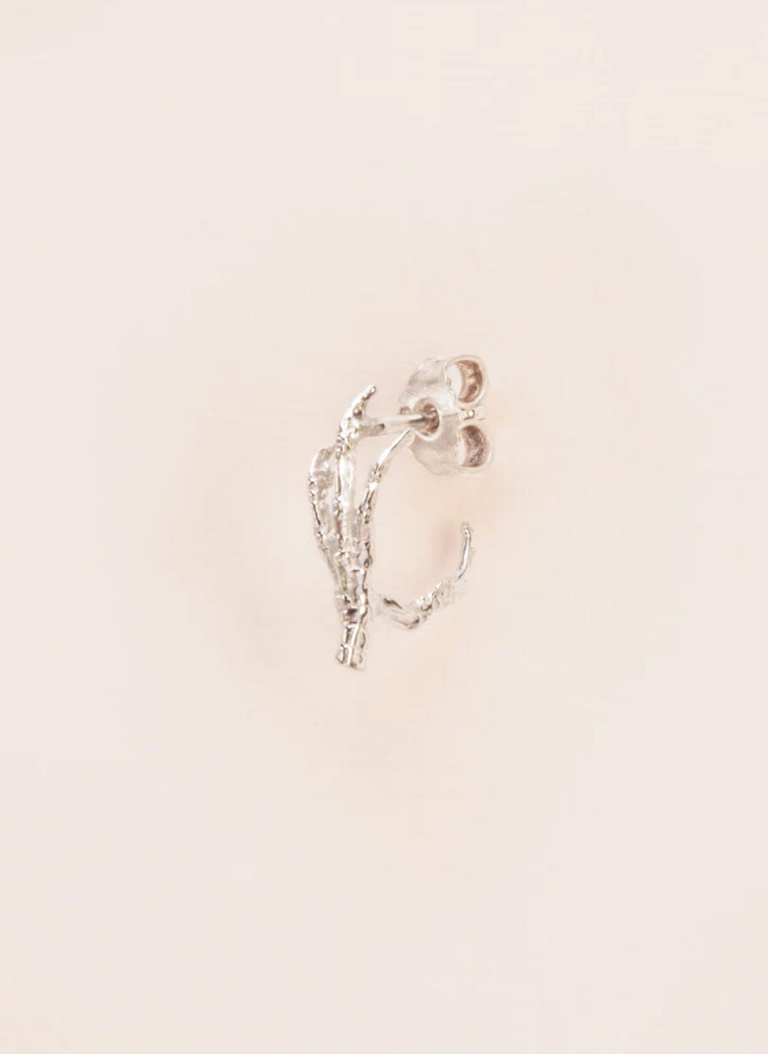Wouters & Hendrix - Single Signature GriGri Stud Earring in Sterling Silver