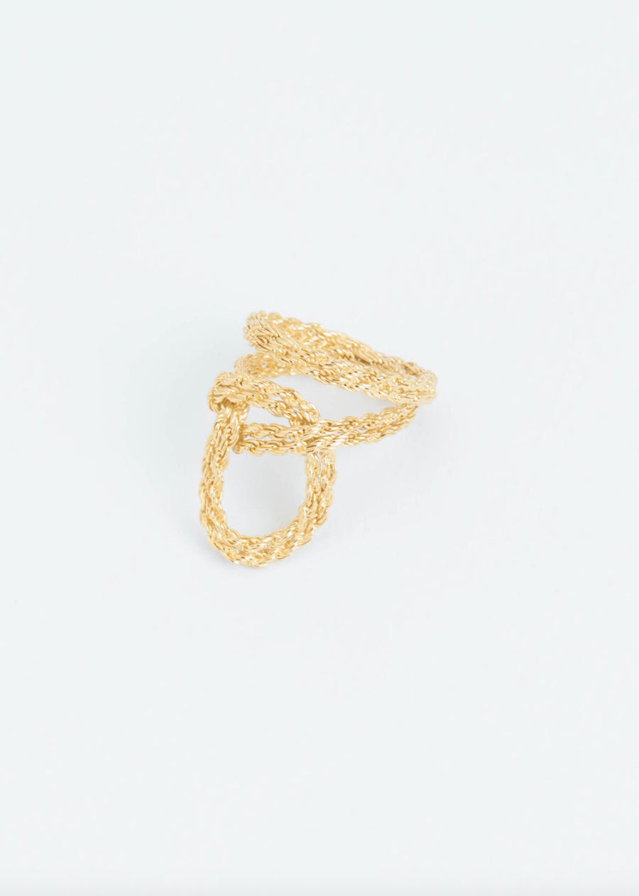 Wouters & Hendrix - Half Hitch Knot Ring in Gold