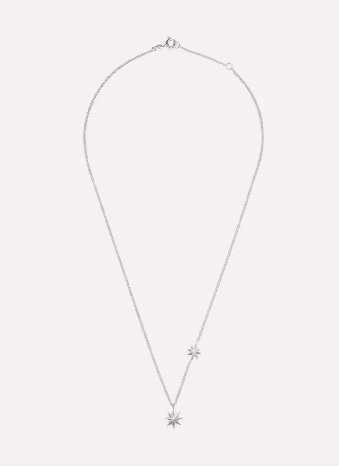 Wouters + Hendrix - Asymmetric Necklace with Star Pendant in Silver