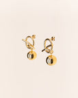 Wouters & Hendrix - Gold T-Bar Earrings