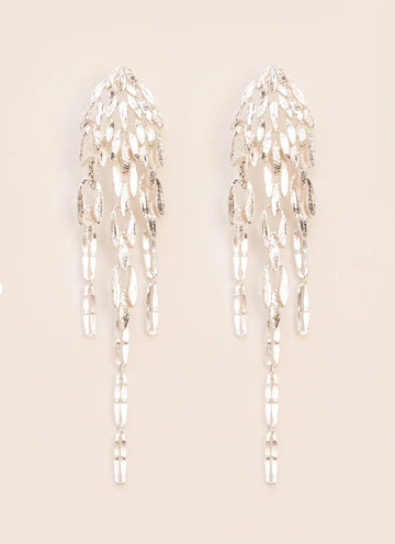 Wouters & Hendrix - Waterfall Chandelier Earrings in Silver