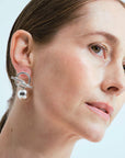 Wouters & Hendrix - T-Bar Earrings in Silver