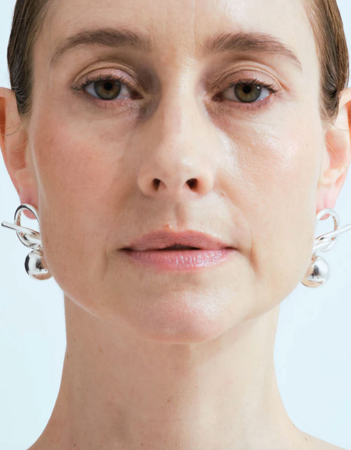 Wouters & Hendrix - T-Bar Earrings in Silver