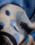 INOUI EDITIONS -130 Western Square Scarf in Blue