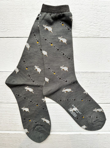 ANTIPAST -  Bunny Socks in Grey