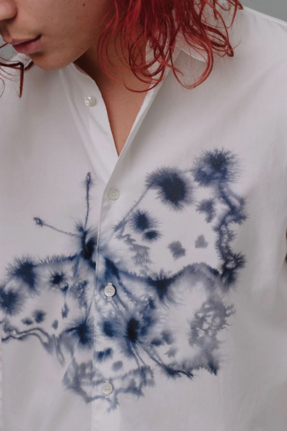 W.I.L.D. A.N.I.M.A.L.S. - Button-down Butterfly Shirt in White