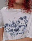 W.I.L.D. A.N.I.M.A.L.S. - Butterfly T-Shirt in White