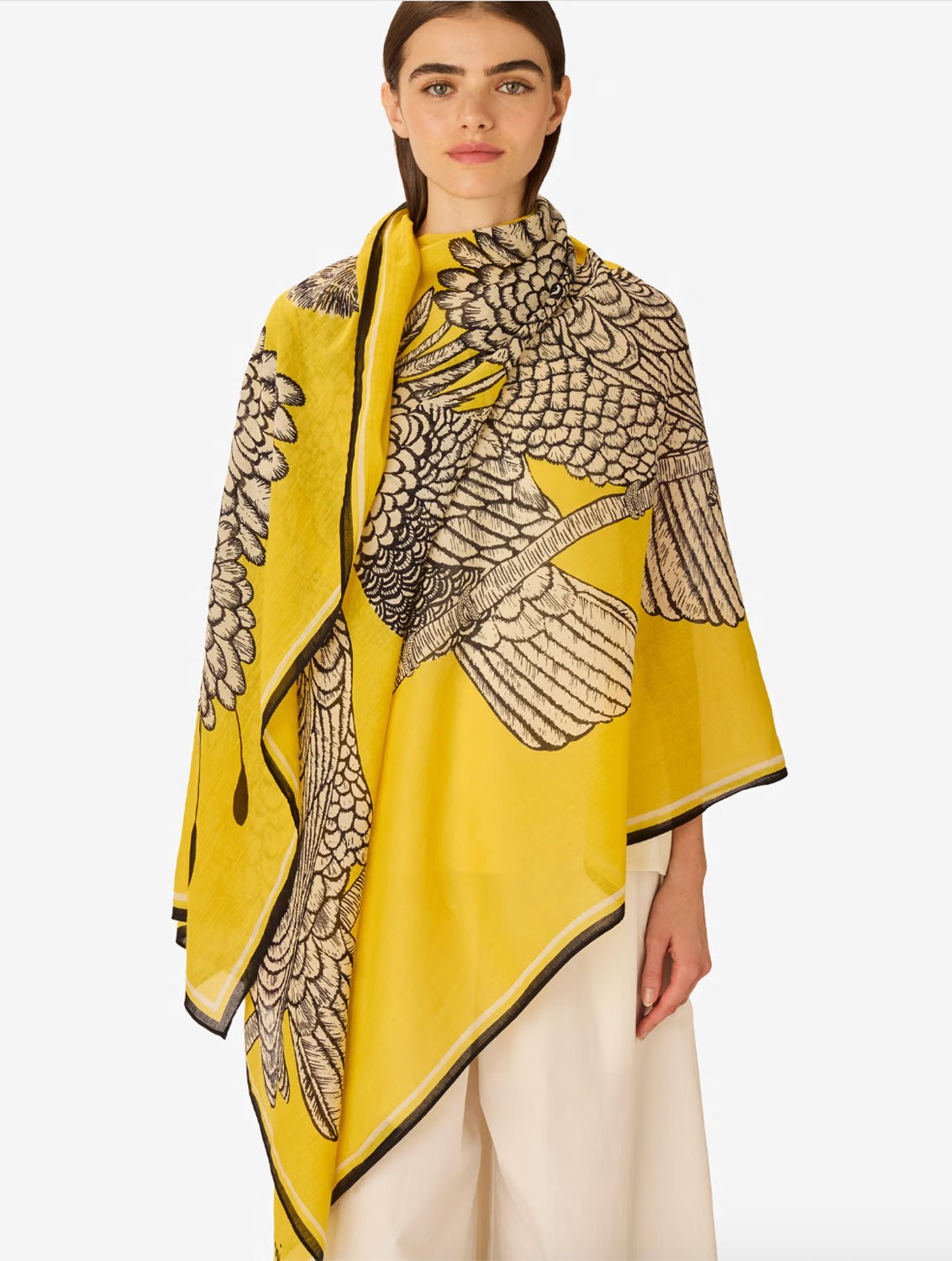 INOUI EDITIONS - Caracat Scarf 100 in Yellow