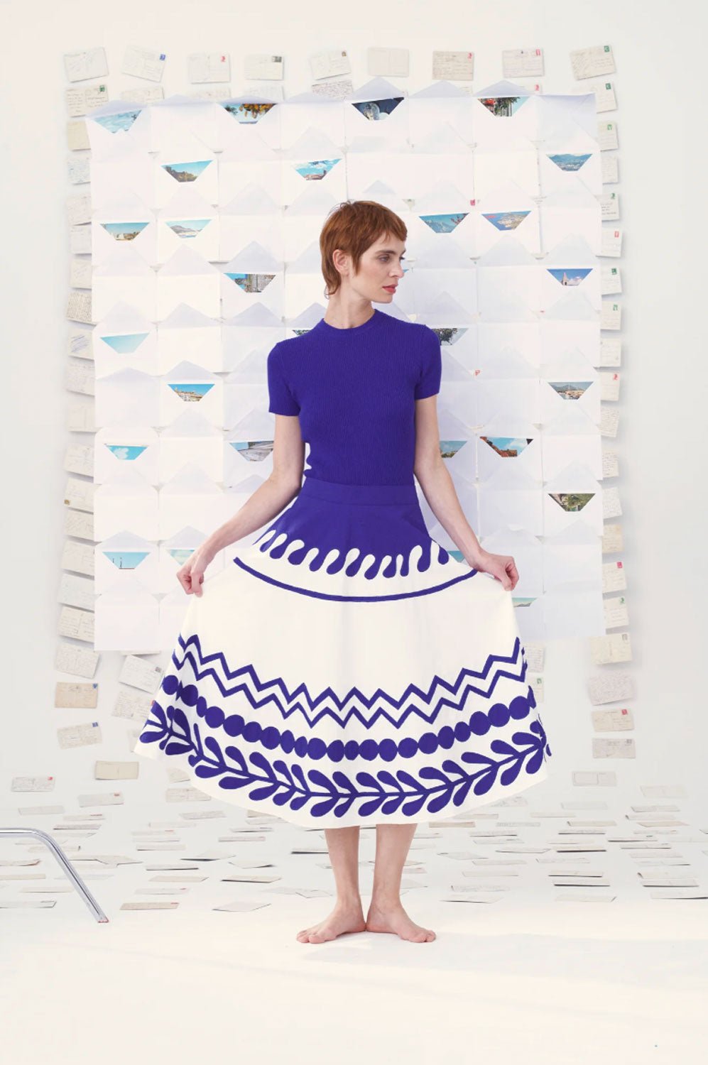 MII COLLECTION  -  SKIRT CORFU in Blue