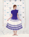 MII COLLECTION  -  SKIRT CORFU in Blue