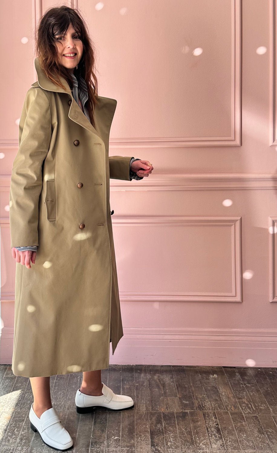 Les Prairies de Paris - Coat Corto in Khaki