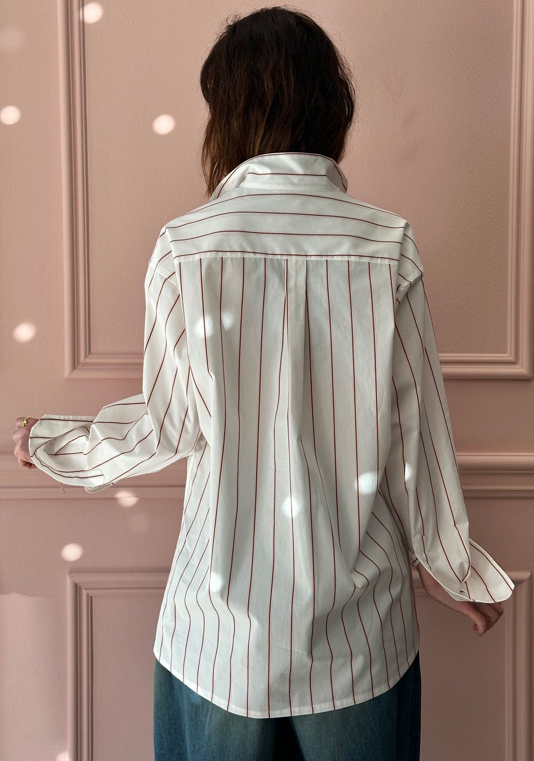 LES PRAIRIES DE PARIS - Chemise Darling in Red Stripe