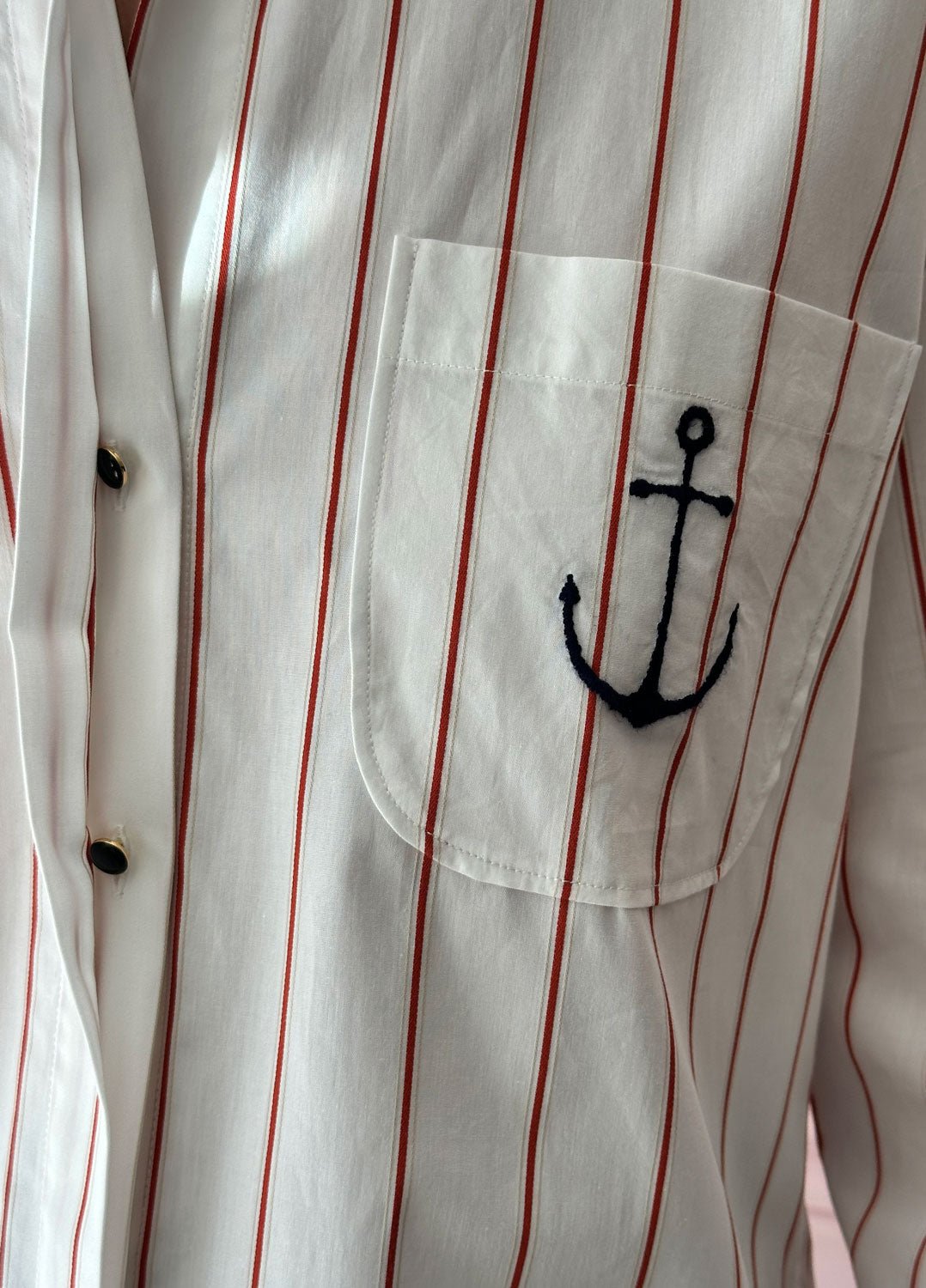 LES PRAIRIES DE PARIS - Chemise Darling in Red Stripe