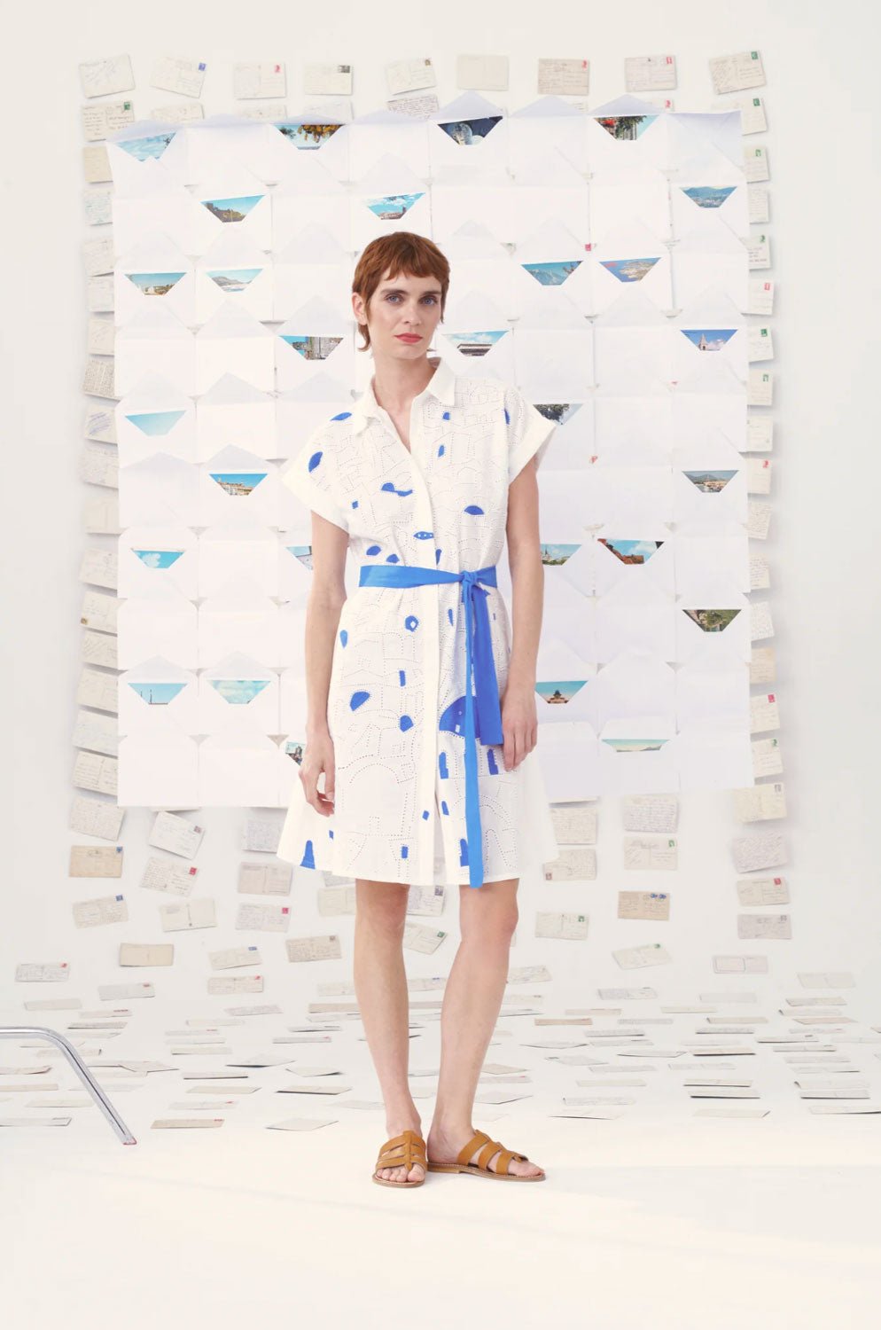 MII COLLECTION - CYCLADES Dress in Lime White