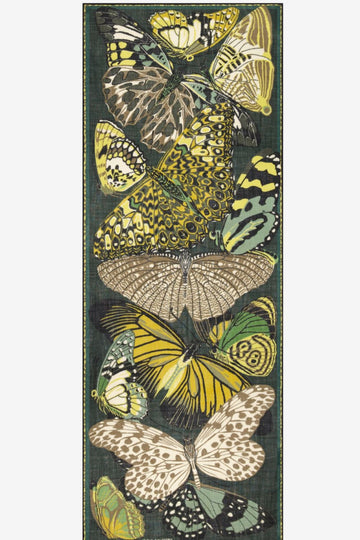 INOUI EDITIONS - 70 Papillons Scarf in Emerald