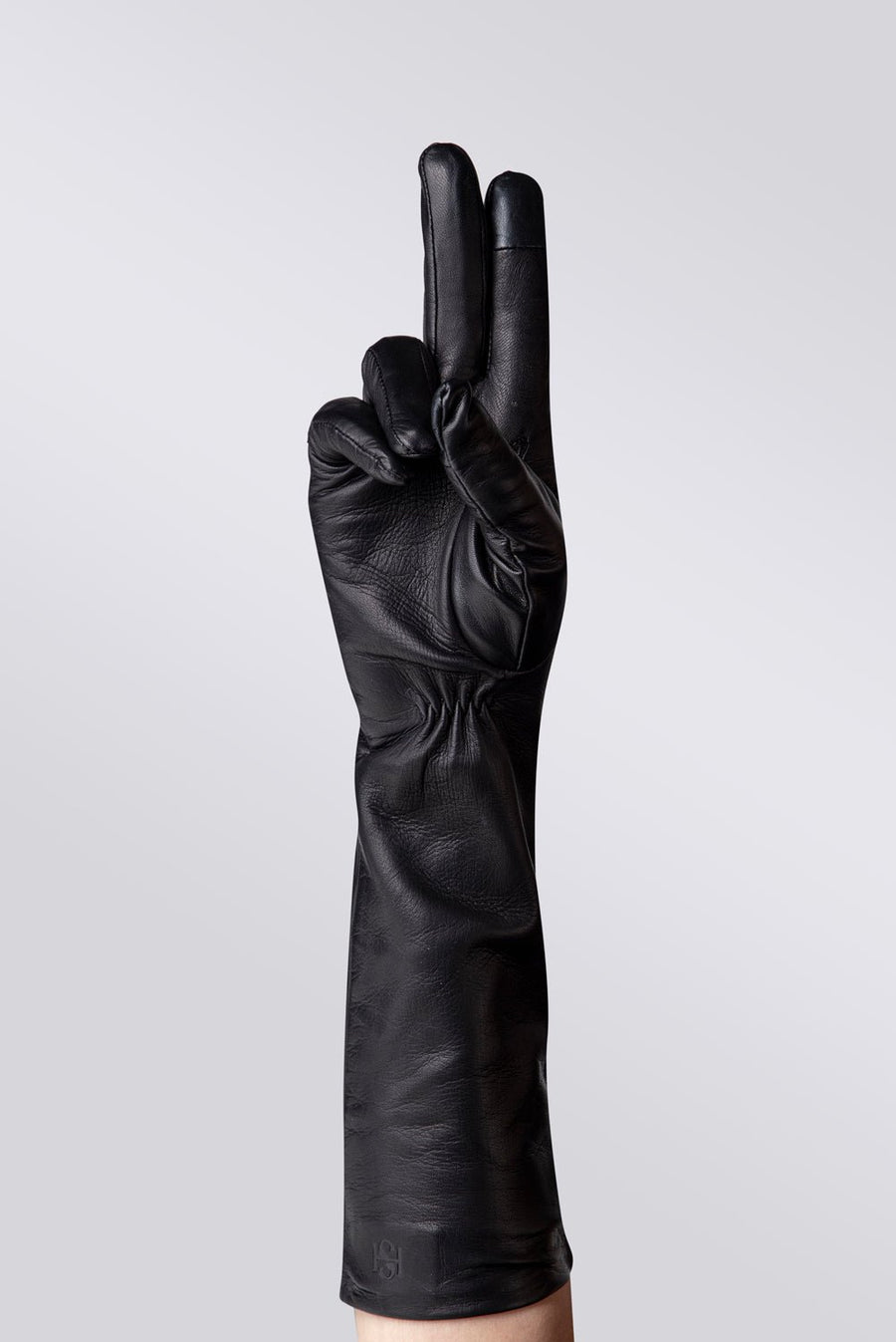 HANDSOME STOCKHOLM - Essentials Long Gloves in Black