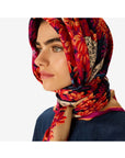 INOUI EDITIONS - BESTIARE 130 SQUARE SCARF in FUCHSIA