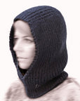KARAKORAM - Knitted Hood/Balaclava in Navy