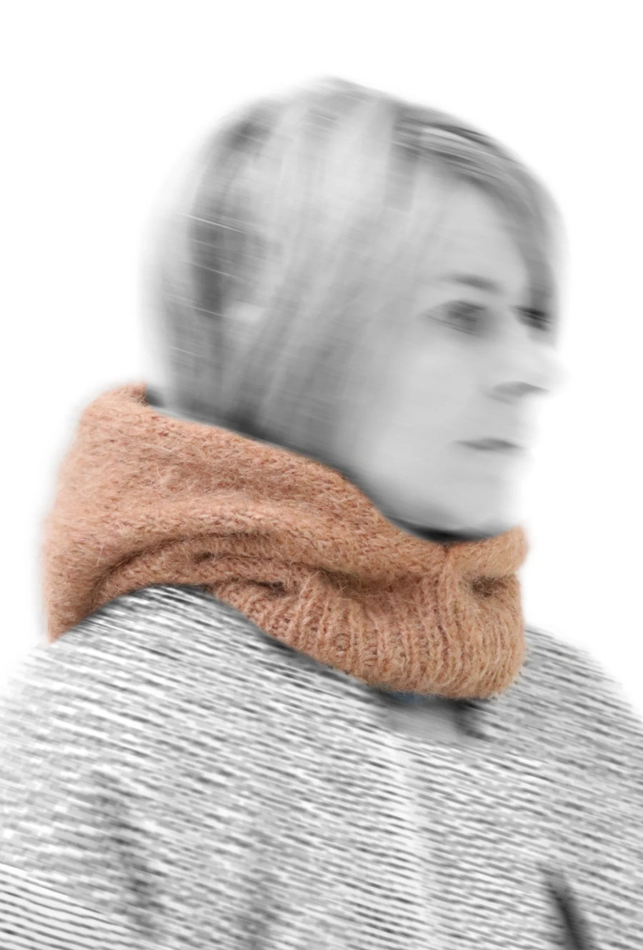 KARAKORAM - Knitted Hood in Camel