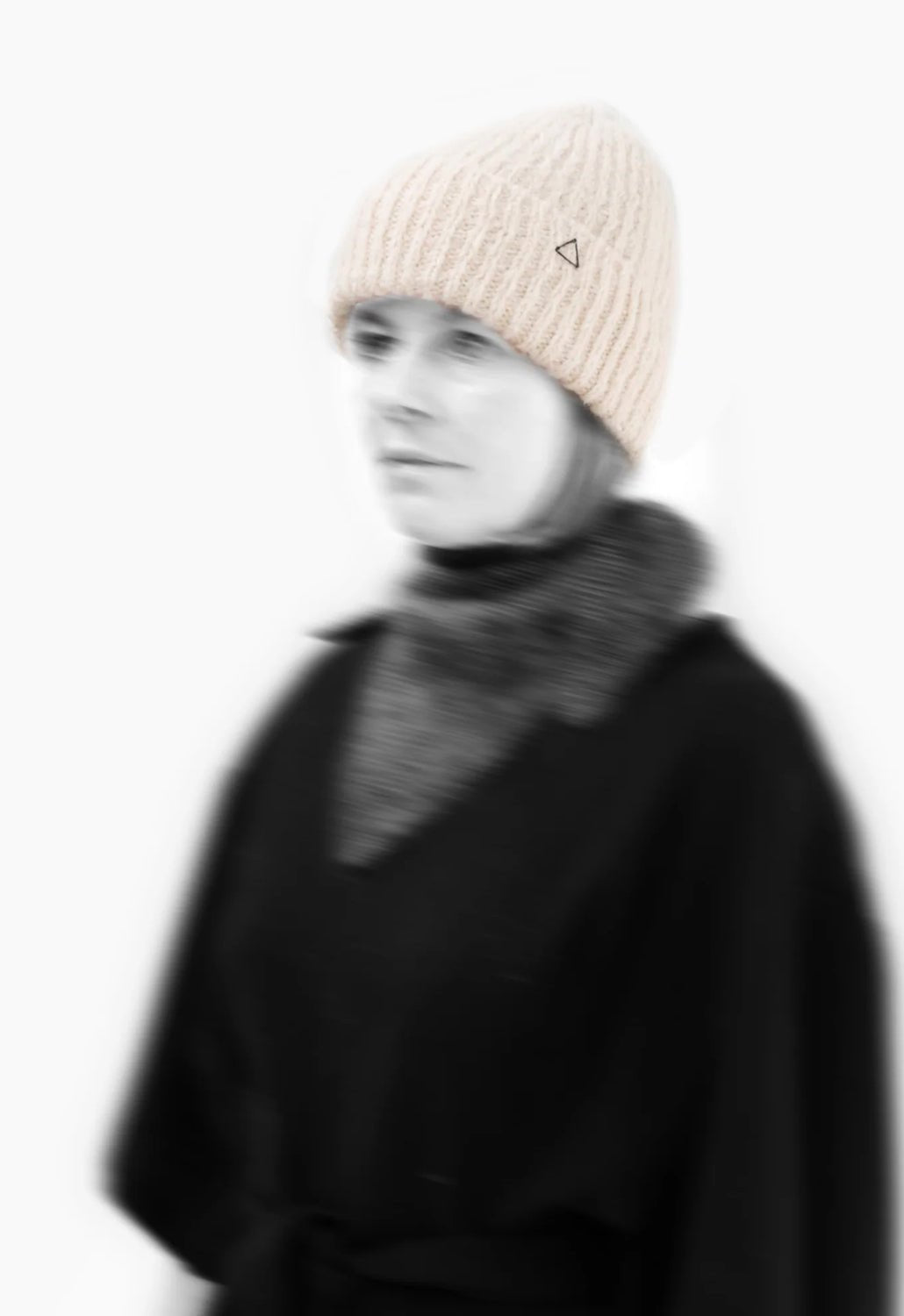 KARAKORAM - Knitted Soft Chunky Hat in Ivory