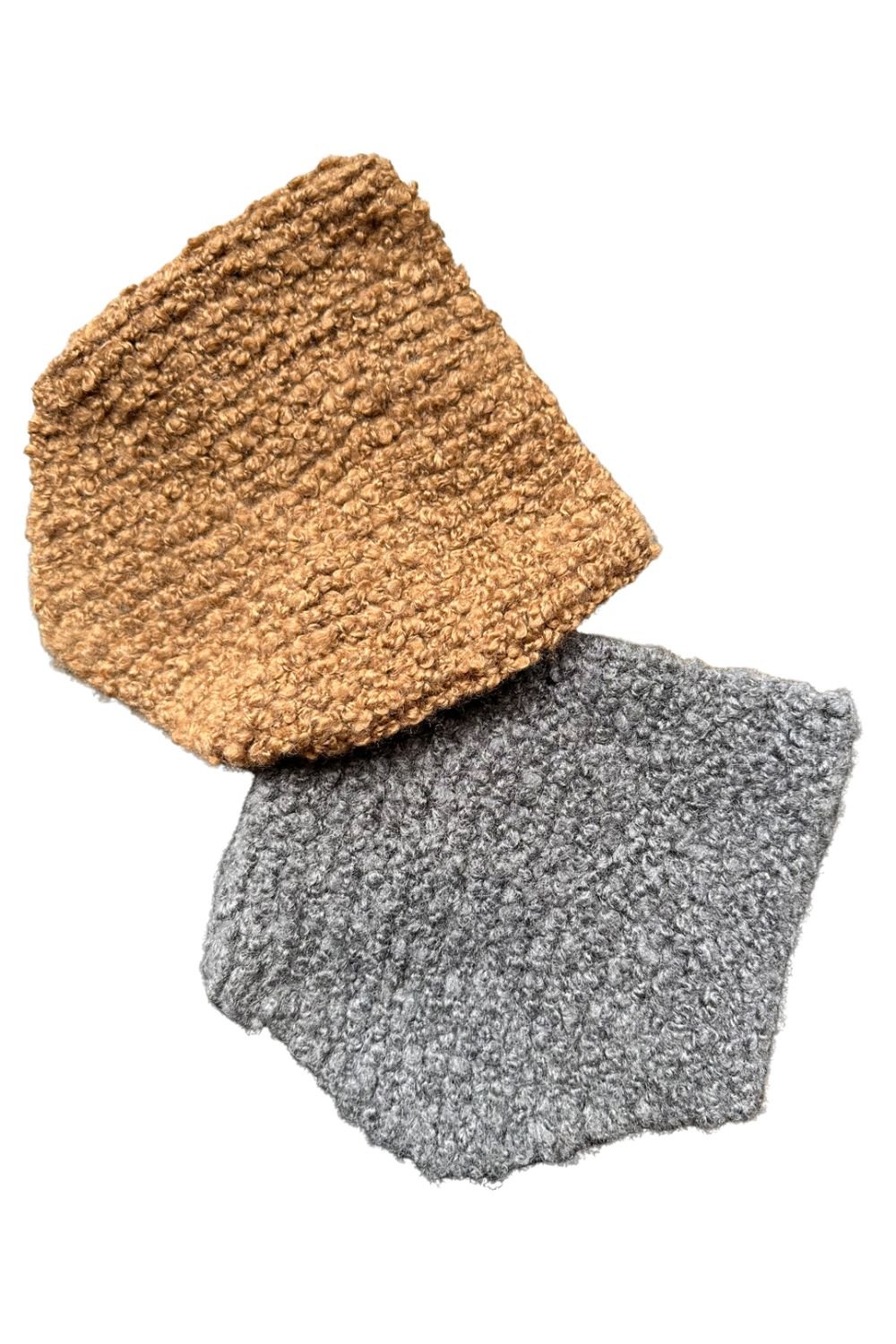 KARAKORAM - Boucle Yarn Knitted Neck Scarf