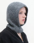 KARAKORAM - Knitted Hood in Granite